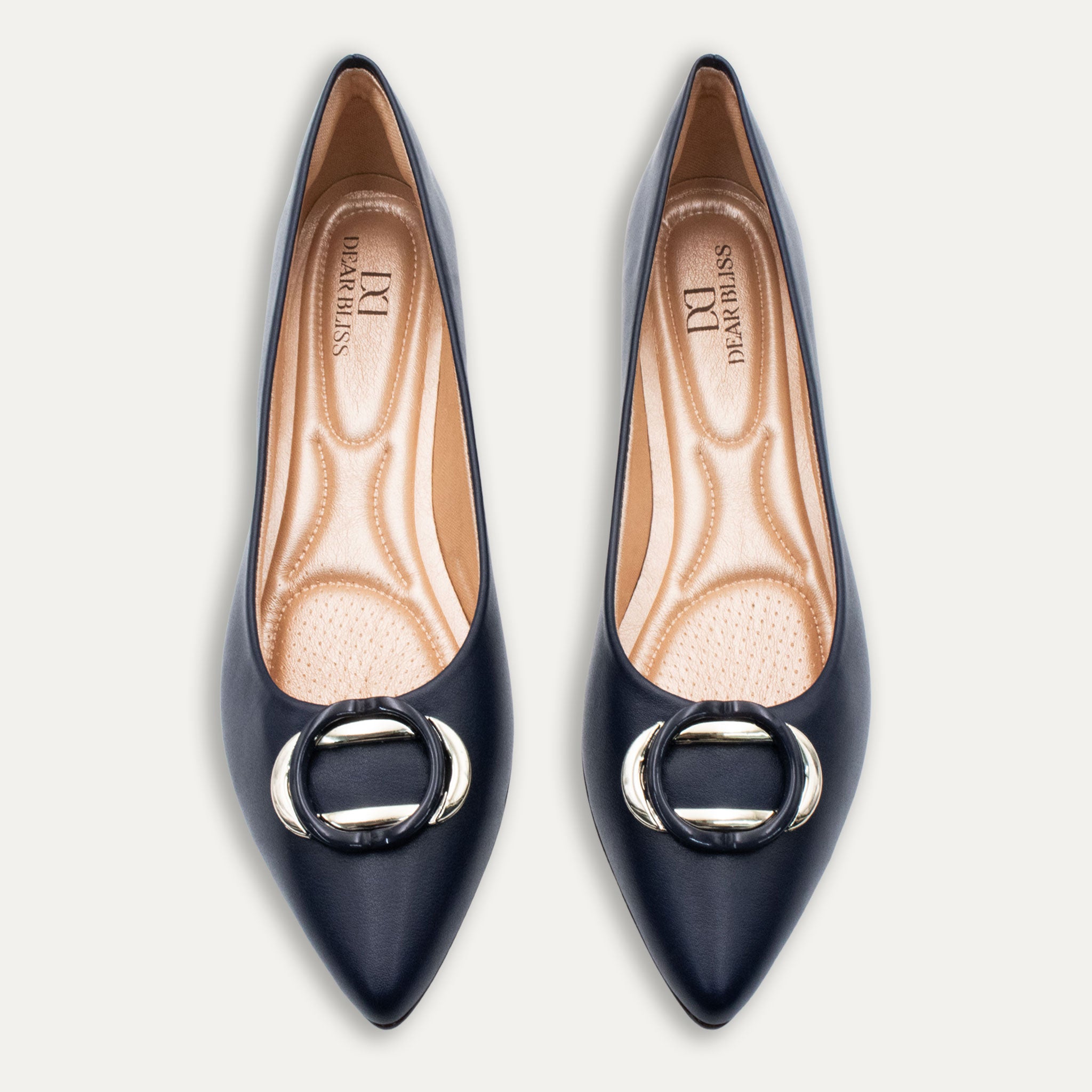 Isabella Marine Pointed Toe Flats
