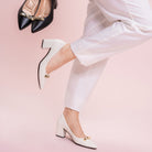 Vidalina Black Block Heels
