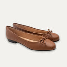 Adria Napa Bow Whisky Ballet Flats