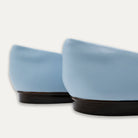 Mariana Crystal Ribbon Pointed Toe Flats Blue