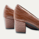 Vania Tiramisu Pointed Toe Block Heels