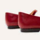 Mia Red Mary Jane Pointed Flats