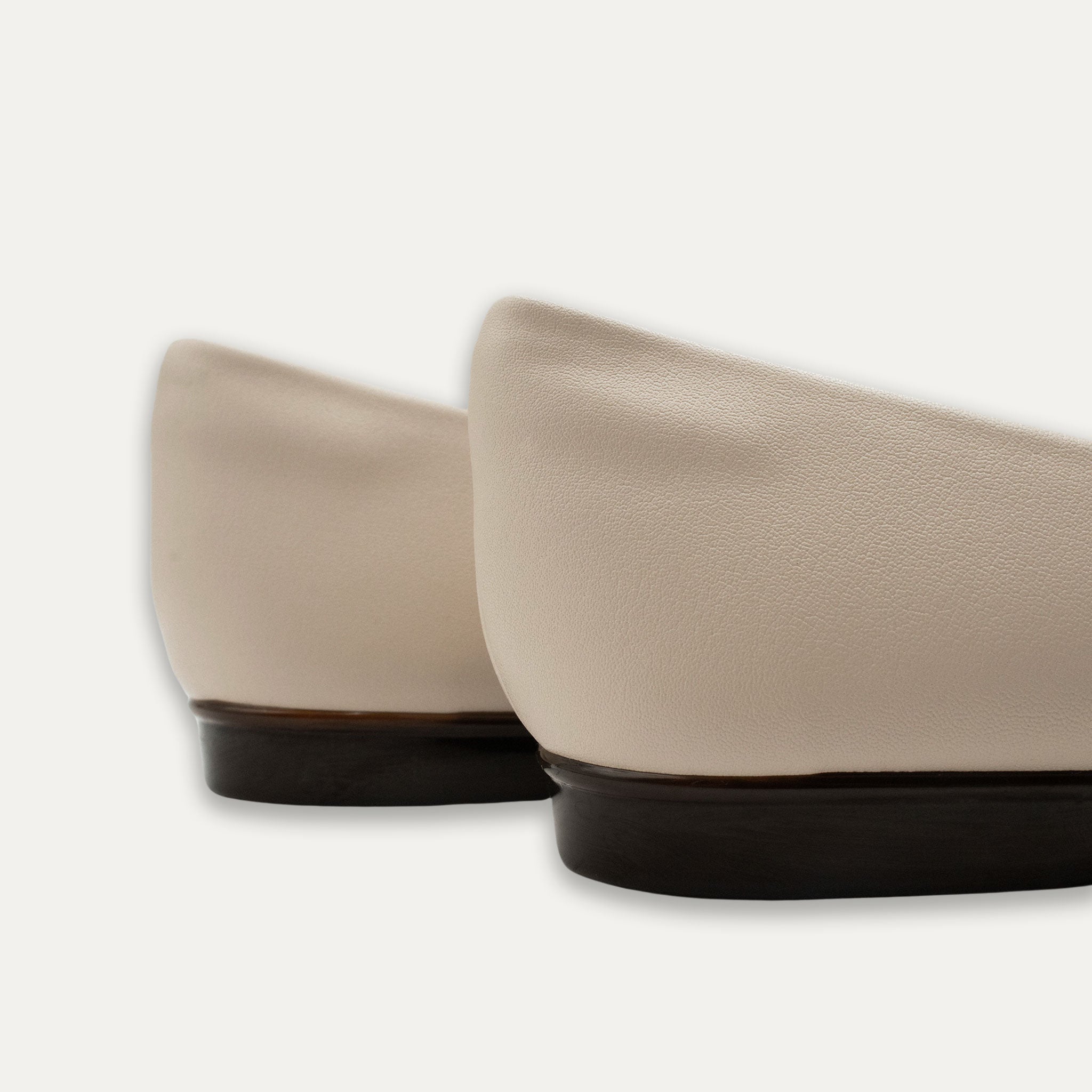 Evita Latte Pointed Toe Flats