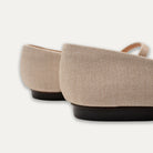 Mila Jeans Cream Mary Jane Ballet Flats