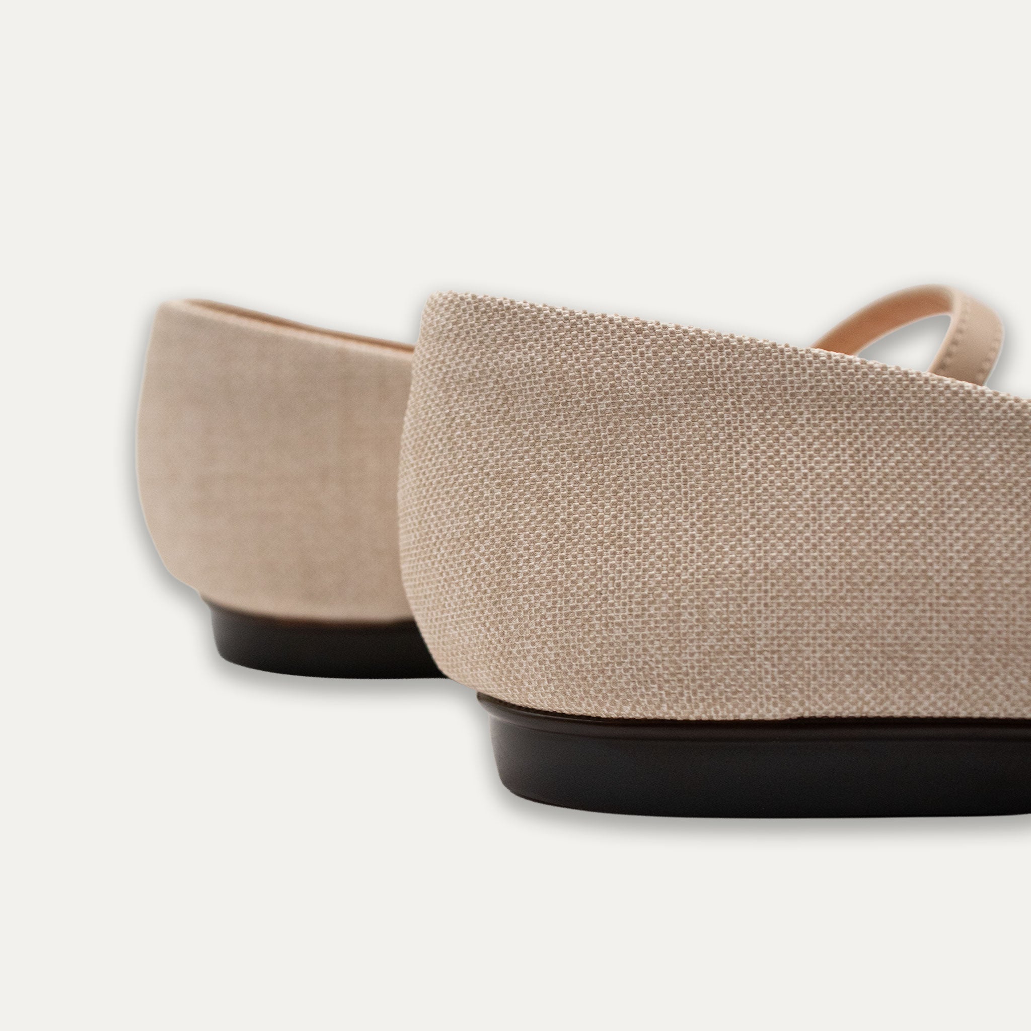 Mila Jeans Cream Mary Jane Ballet Flats