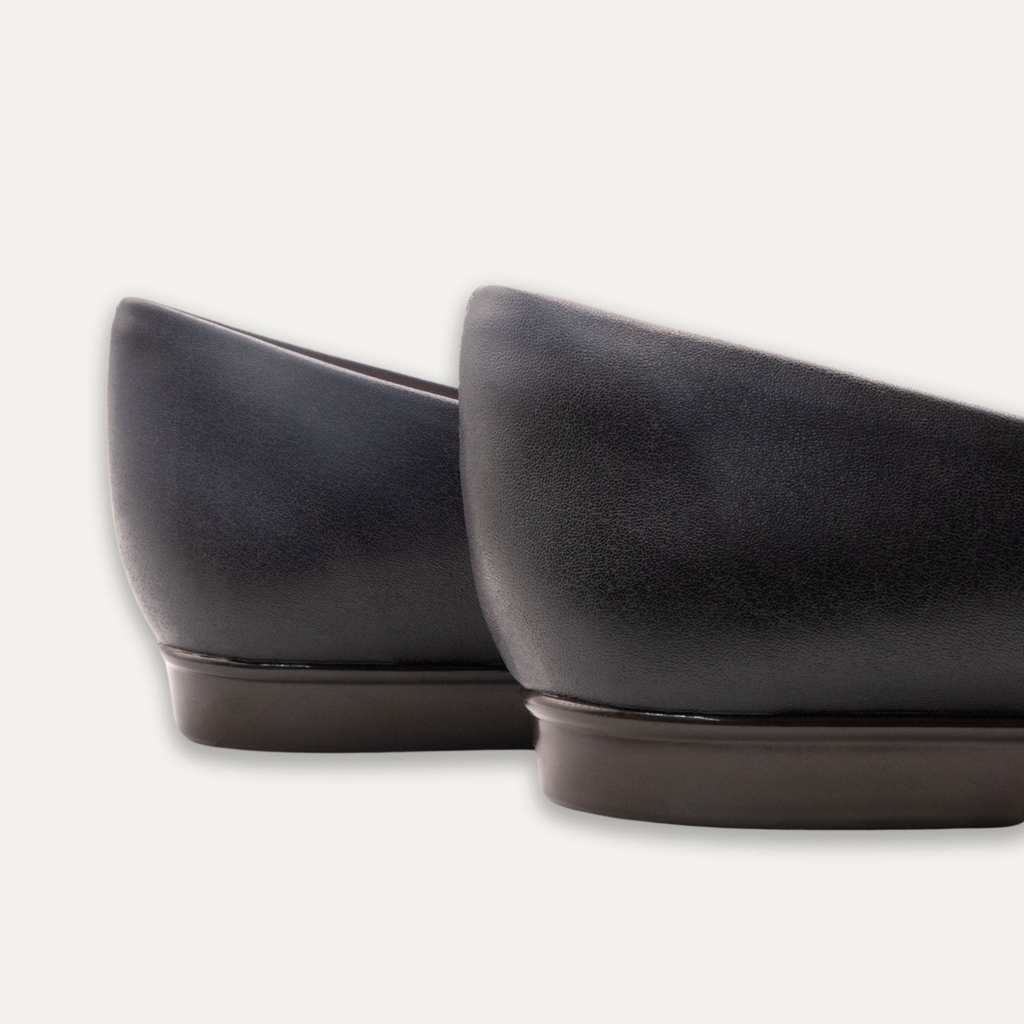 Isabella Black Pointed Toe Flats