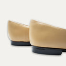 Evita Caramel Pointed Toe Flats