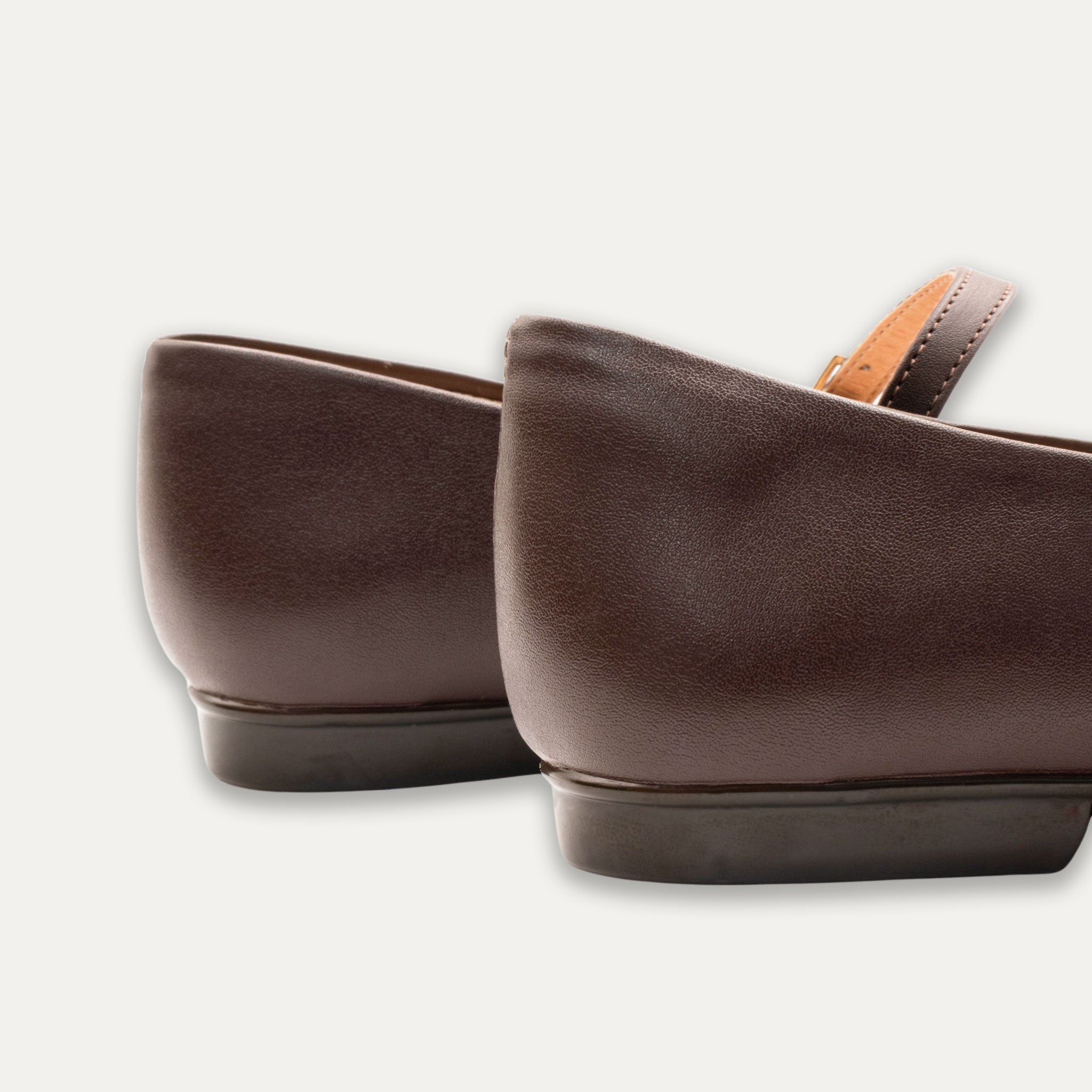 Maya Coffee Mary Jane Ballet Flats