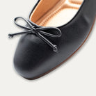 Adria Napa Bow Black Ballet Flats