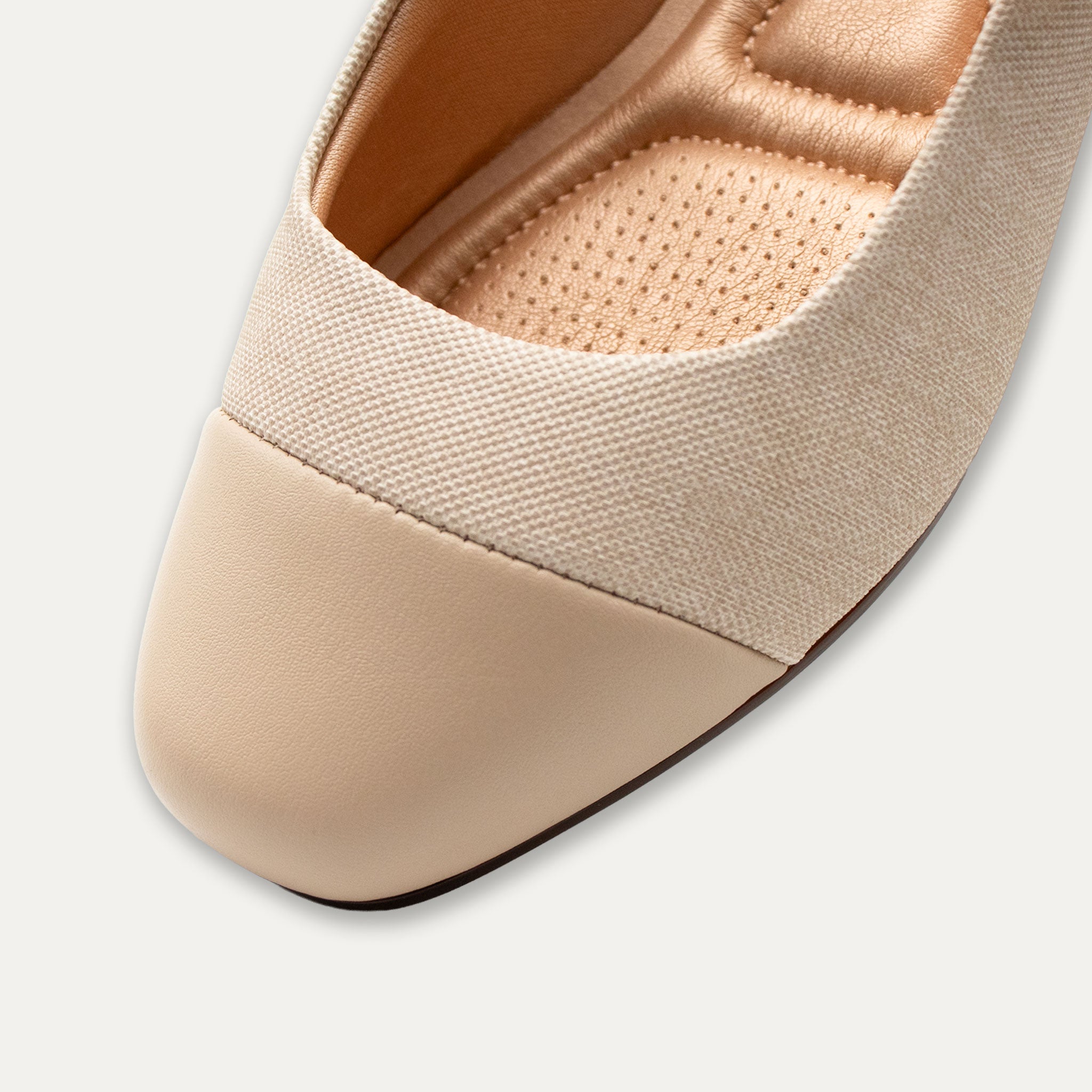 Mila Jeans Cream Mary Jane Ballet Flats
