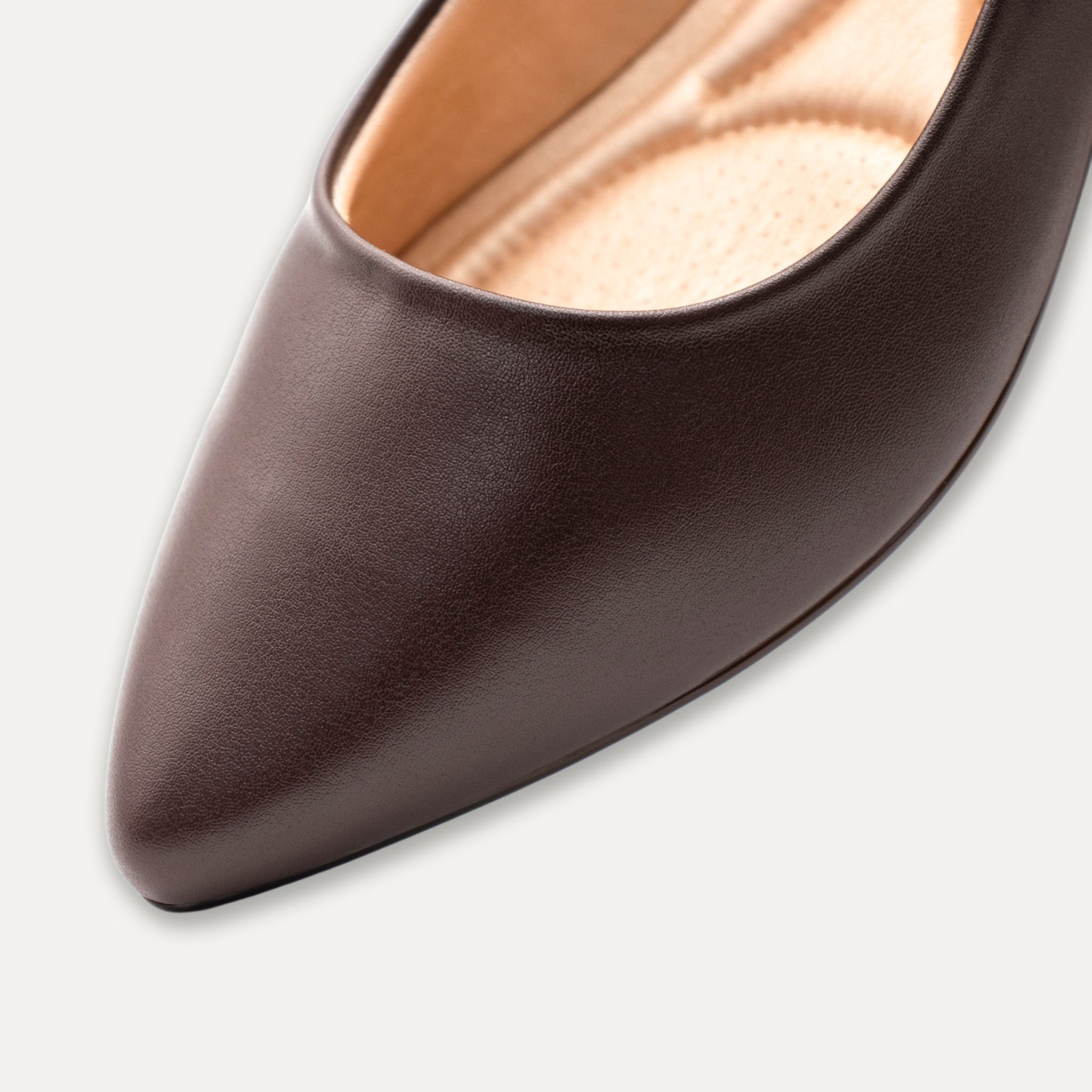 Vanina Espresso Mary Jane Block Heels