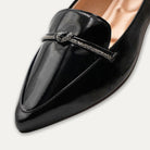 Viviana Pointed Toe Loafers Black