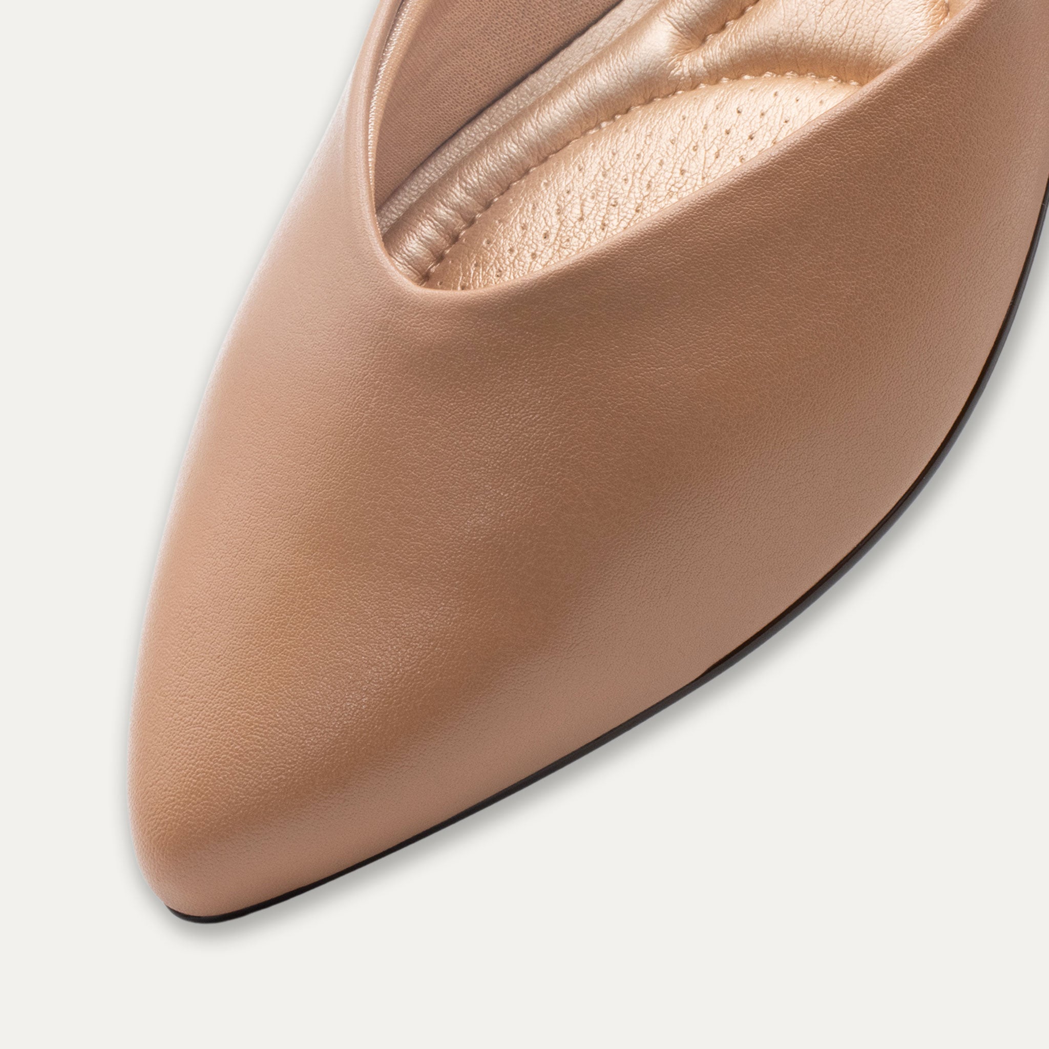 Adella Napa Tan Pointed Toe Flats