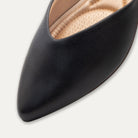 Adella Napa Black Pointed Toe Flats