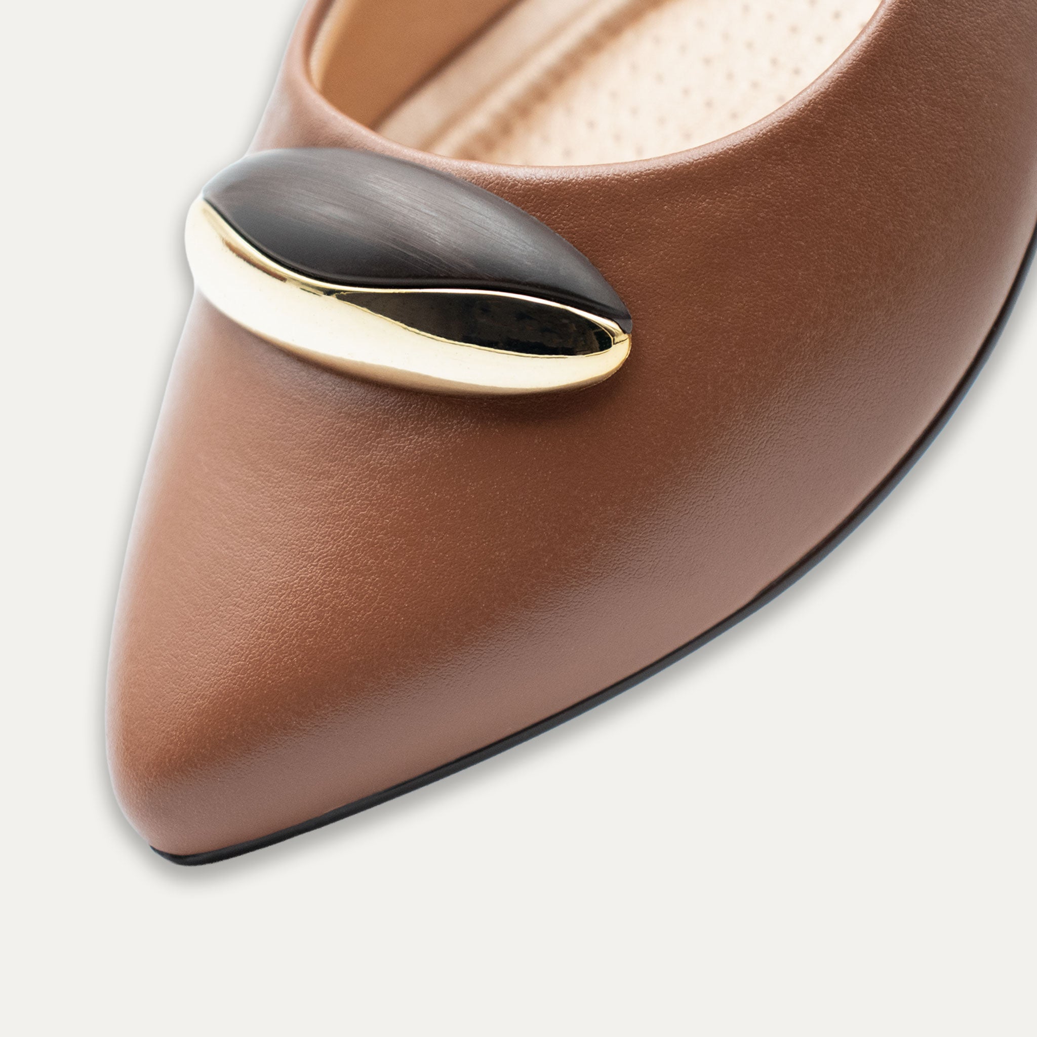 Evita Ginger Pointed Toe Flats