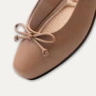 Adria Napa Tan Bow Ballet Flats