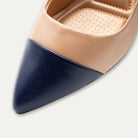 Vilma Two-Tone Antique Block Heels