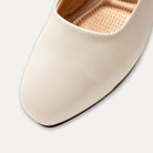 Maya Off-White Mary Jane Ballet Flats