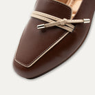 Amalia Espresso Knotted Loafers