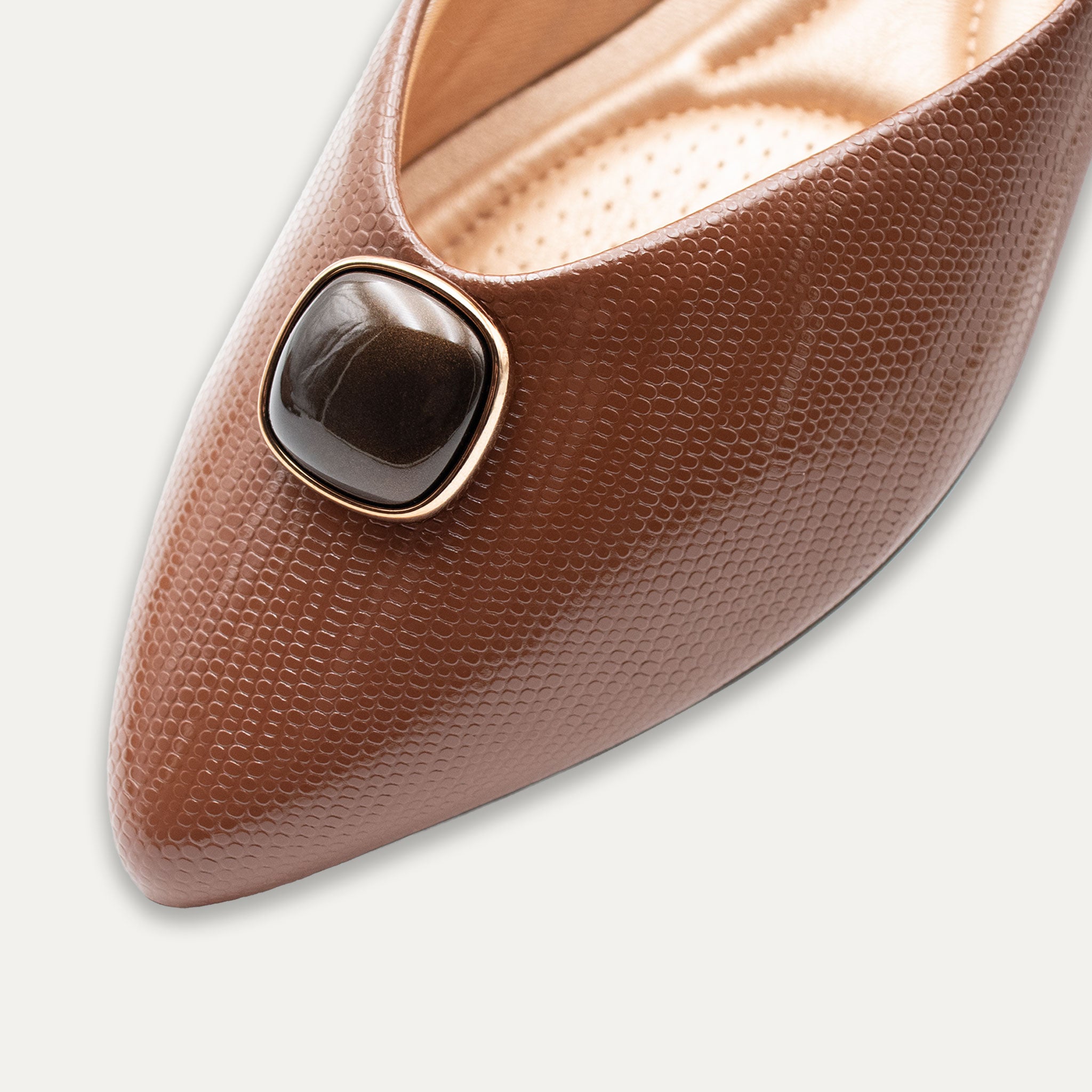 Antonia Tiramisu Pointed Toe Flats