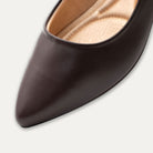 Mia Coffee Mary Jane Pointed Flats