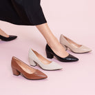 Vicenta Black Block Heels