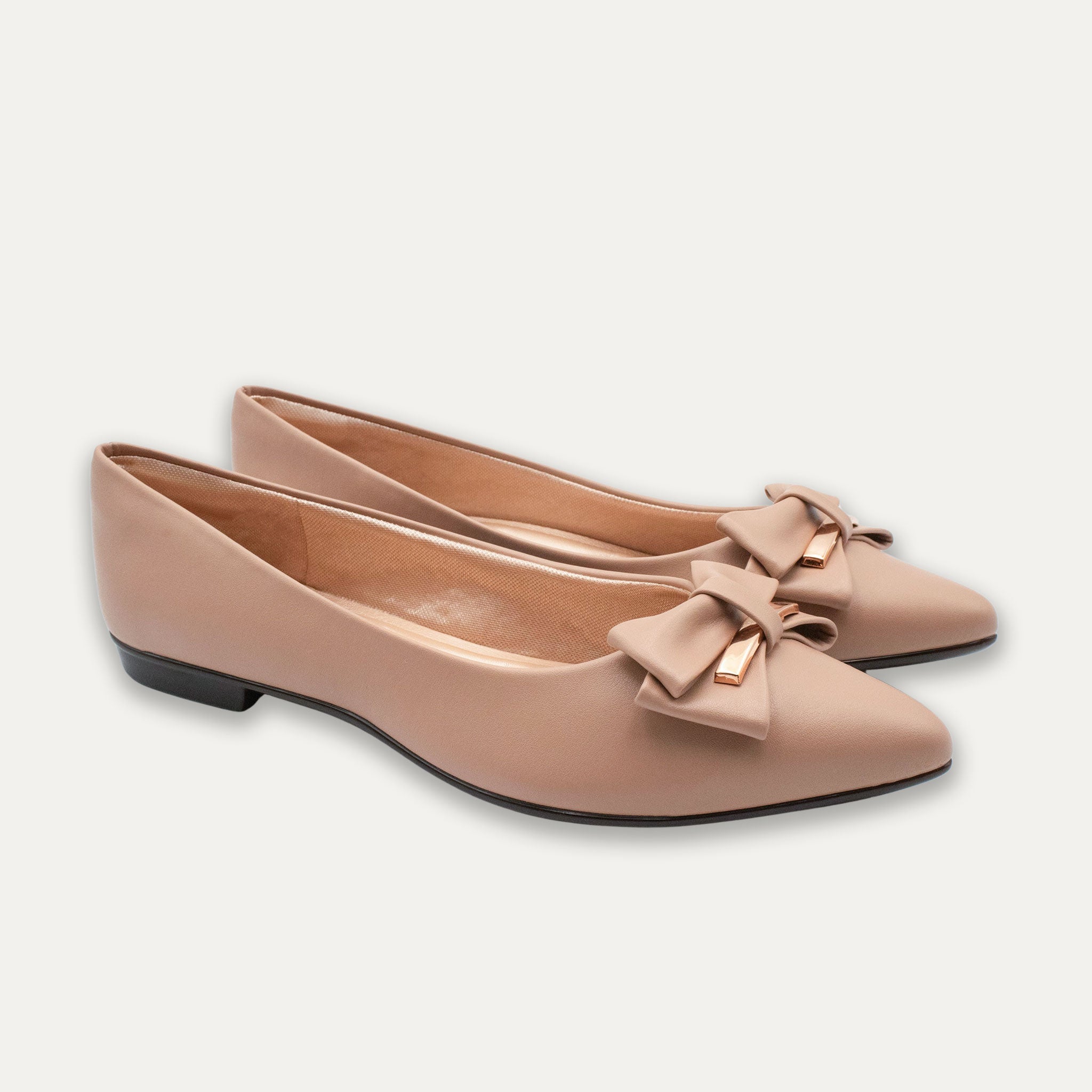 Belkis Pointed Toe Flats Antique