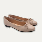 Adria Napa Bow Nude Ballet Flats