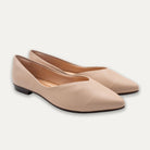 Adella Napa Nude Pointed Toe Flats