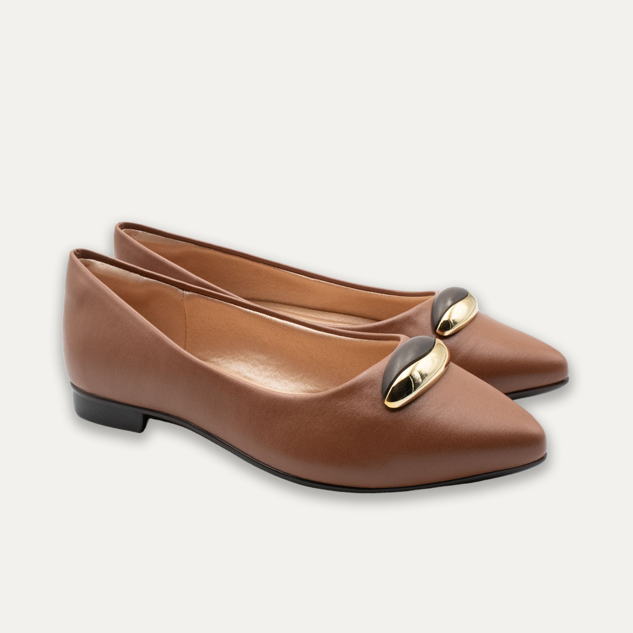 Evita Ginger Pointed Toe Flats