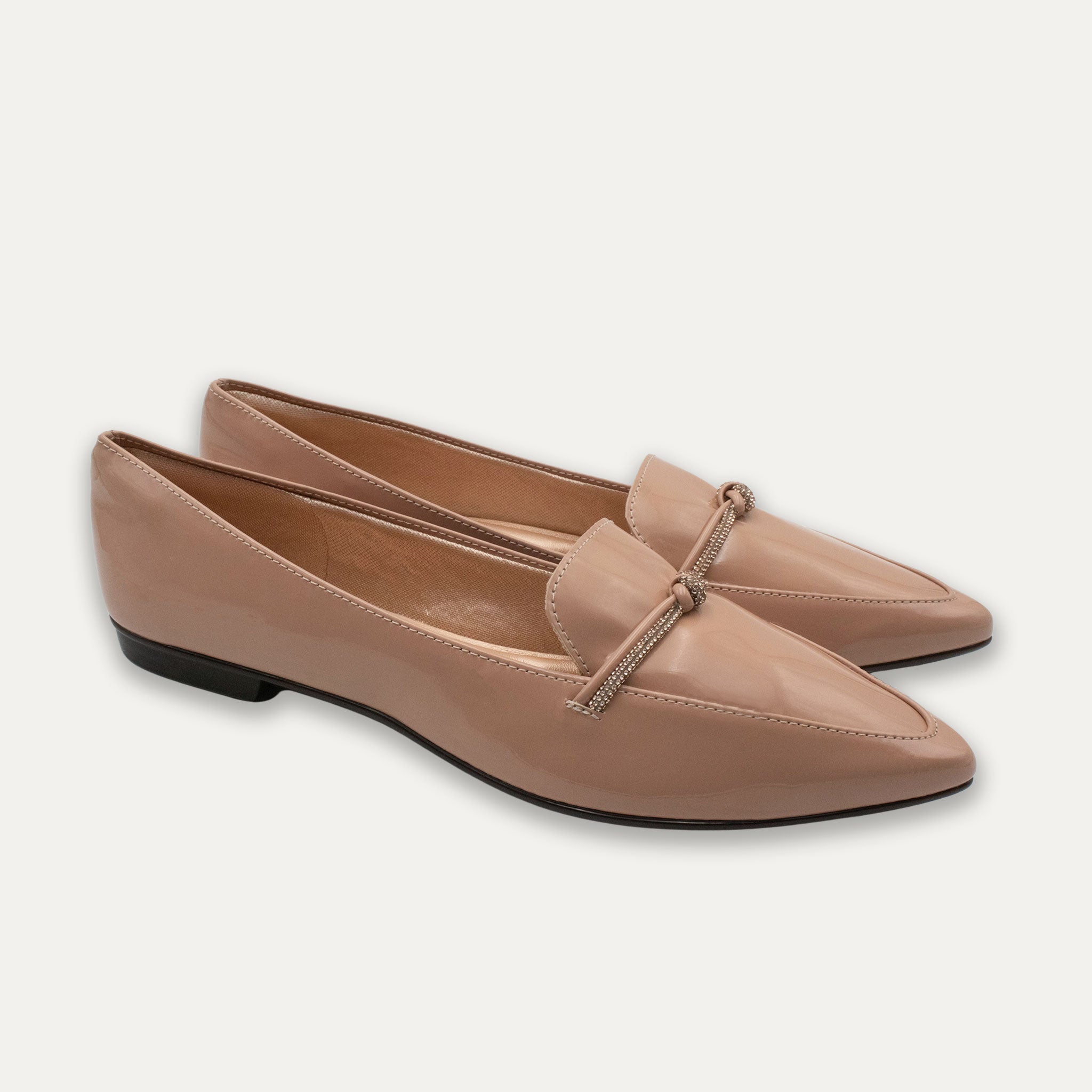 Viviana Pointed Toe Loafers Antique