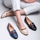 Amalia Cream Loafers