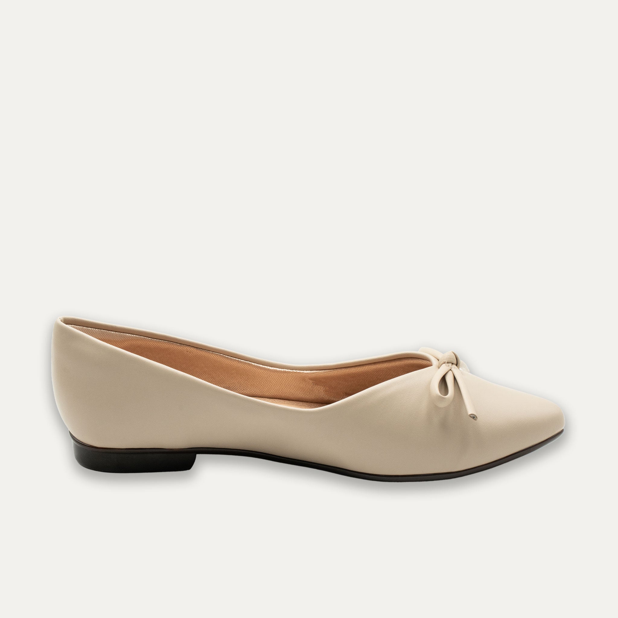 Anita Latte Pointed Toe Flats