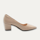 Vicenta Nude Block Heels