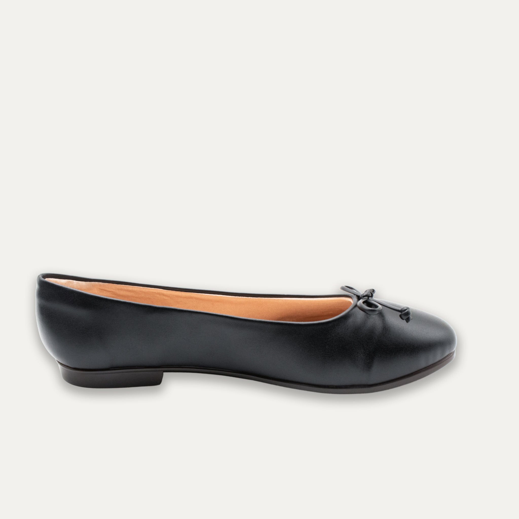 Adria Napa Bow Black Ballet Flats