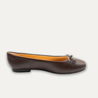 Adria Napa Coffee Bow Ballet Flats