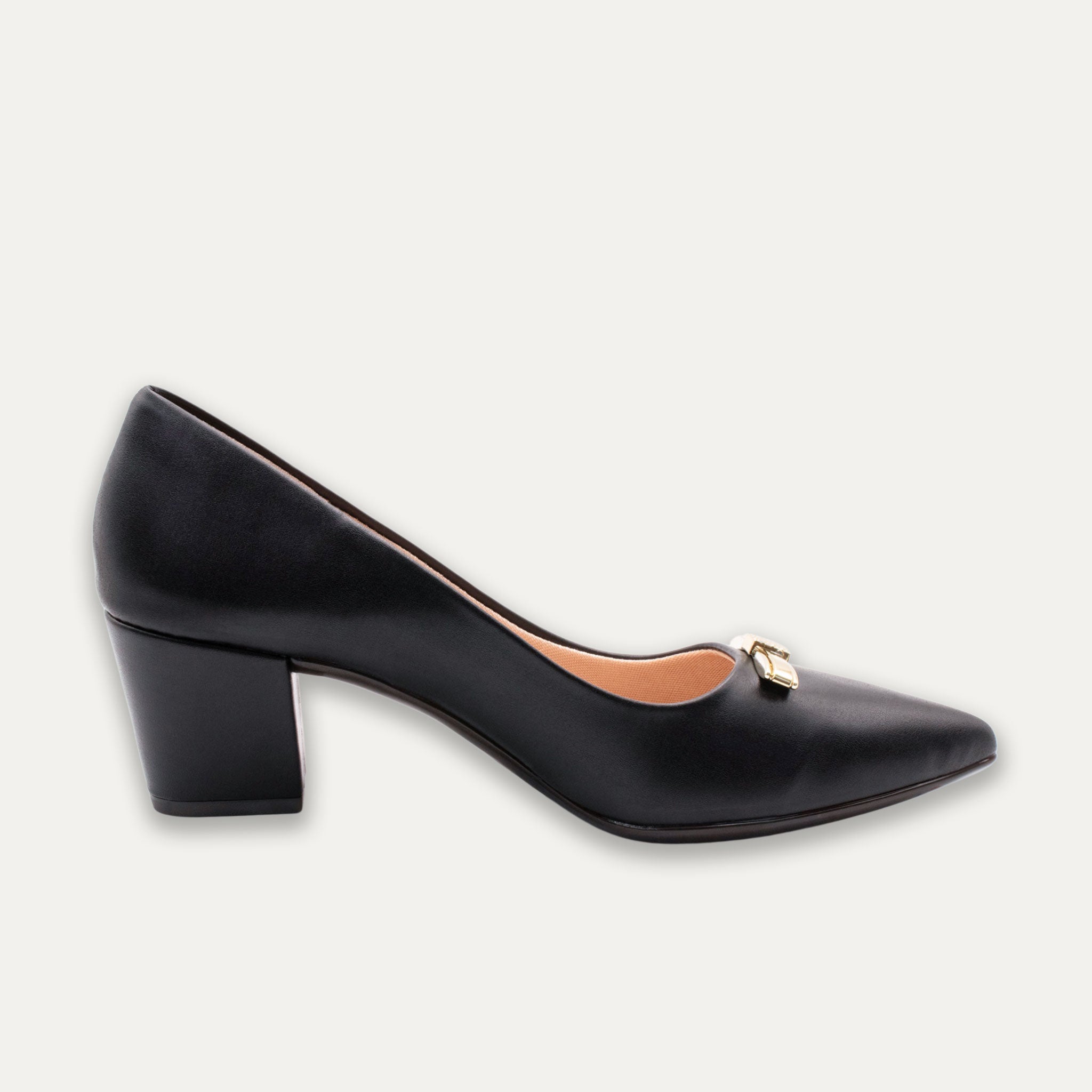 Valentina Black Block Heels