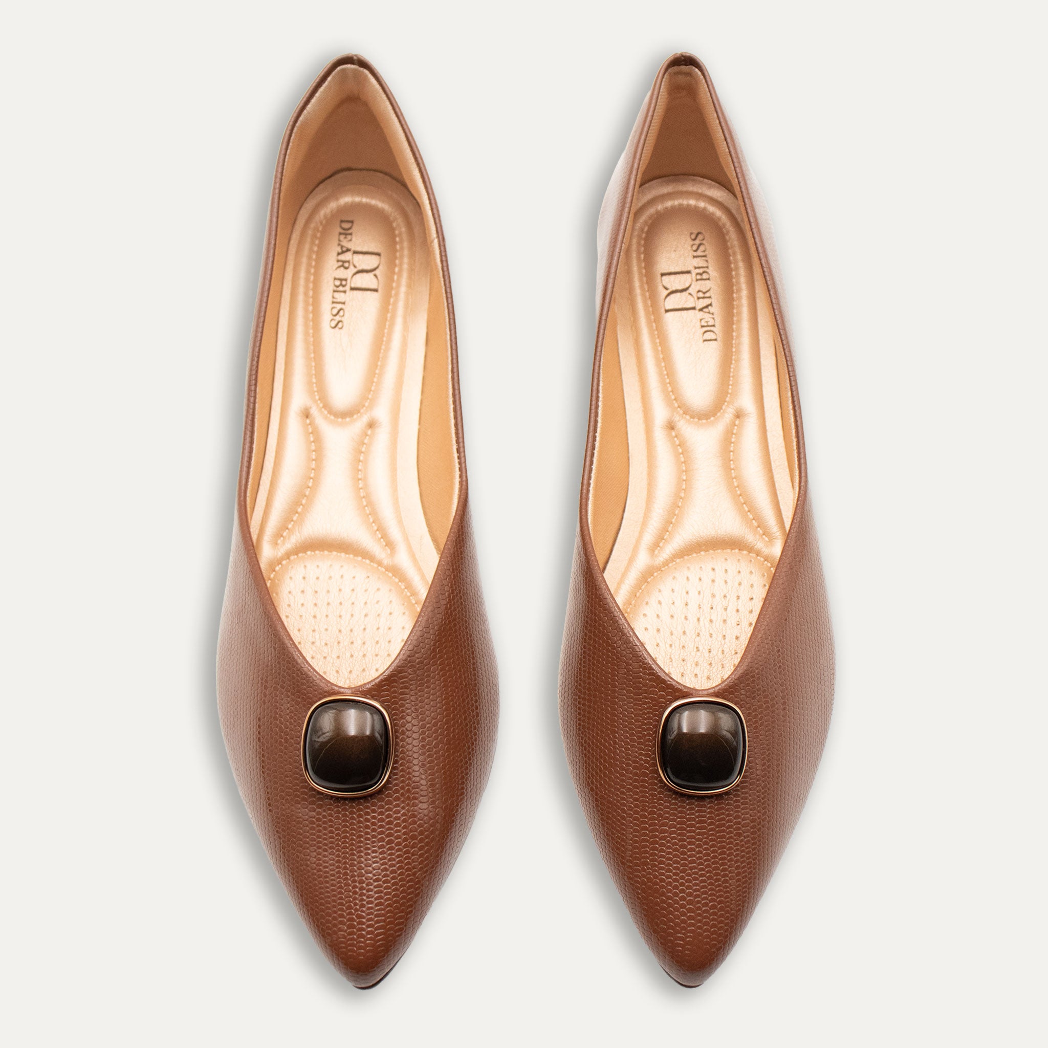 Antonia Tiramisu Pointed Toe Flats