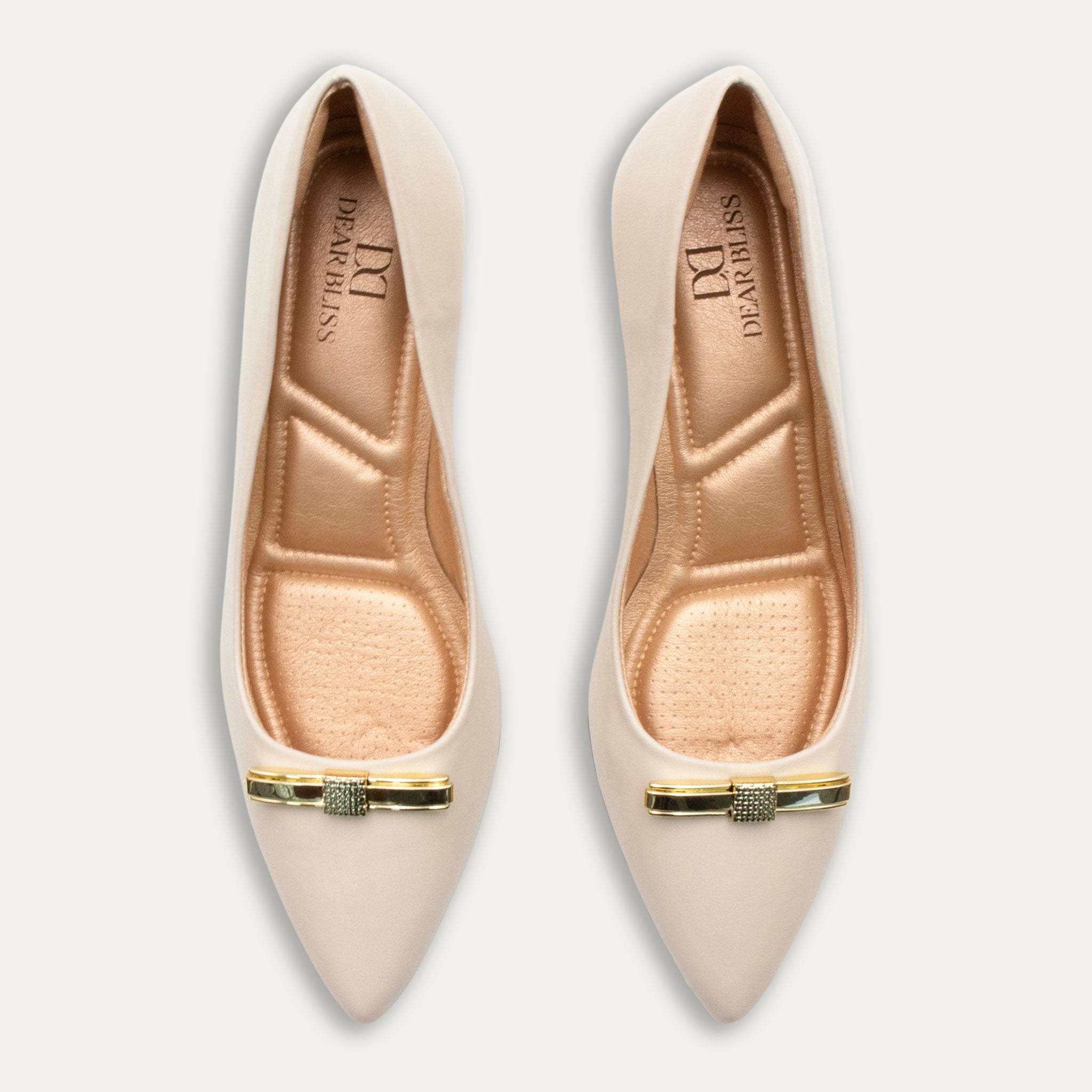 Valentina Off-White Block Heels