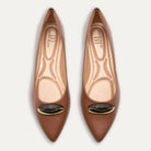Evita Ginger Pointed Toe Flats