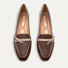 Amalia Espresso Knotted Loafers