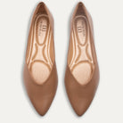 Adella Napa Tan Pointed Toe Flats