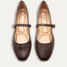 Maya Coffee Mary Jane Ballet Flats