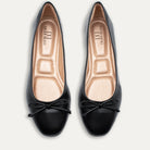 Adria Napa Bow Black Ballet Flats