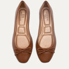 Adria Napa Bow Whisky Ballet Flats